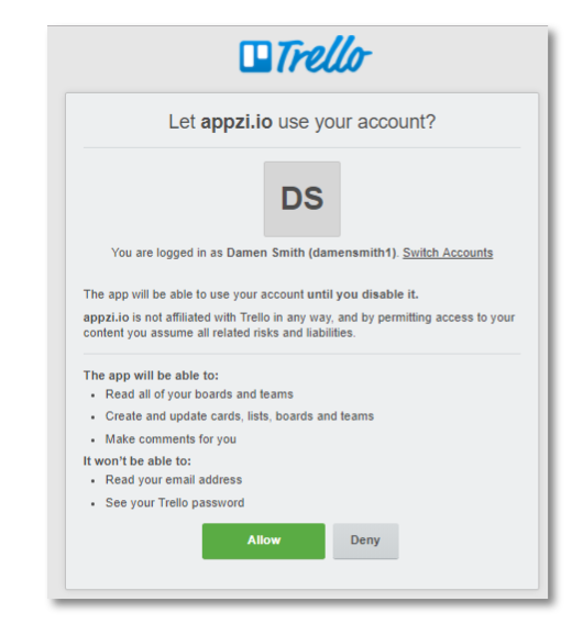 integrating feedback forms with trello