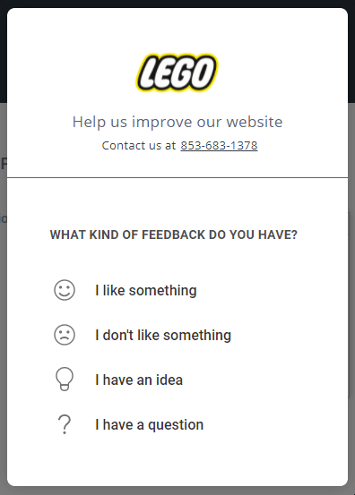 let your users ask questions on your feedback survey