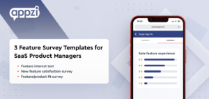3 survey templates for product managers